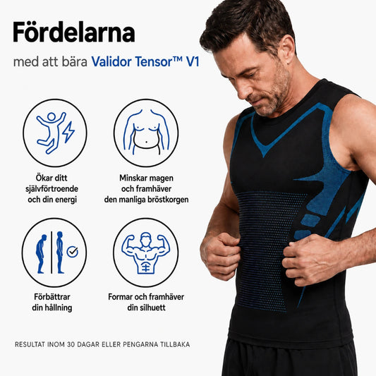 Validor Tensor™ V1 | Självförtroende, energi och styrka